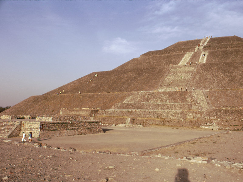 Mexique, Teotihuacn, Pyramide du Soleil