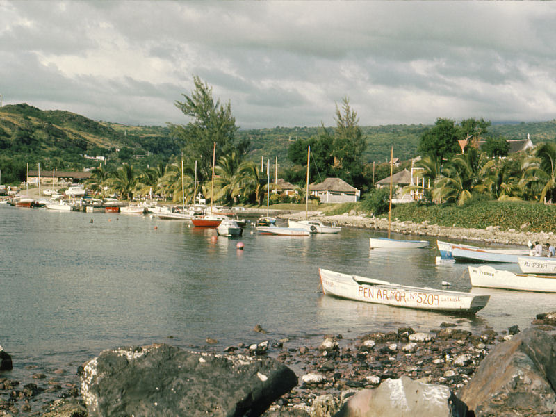 The port of Saint Gilles, La Runion