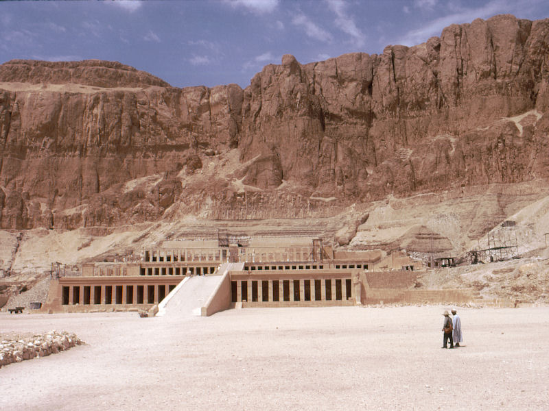 Pharaoh Hatshepsut's funerary temple: Deir el-Bahari