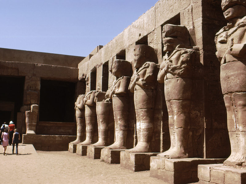 Le Temple de Karnak, Egypte