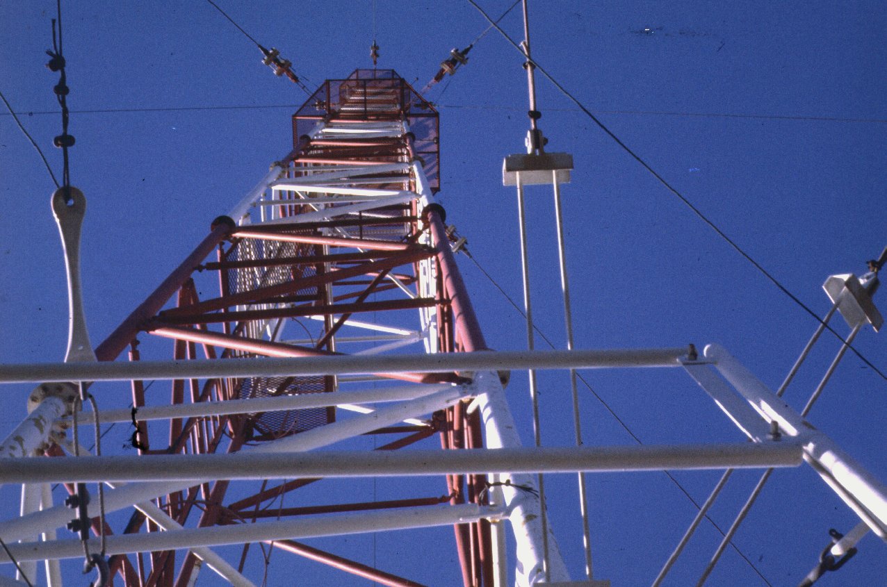 Le pylône de la station du GRI 