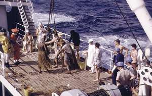 Cérémonie du passage de la ligne