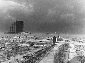 Le mur pare-vent sur le plateau