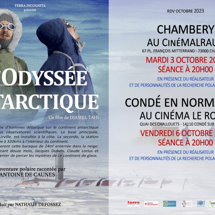 projection Octobre 2023 L'Odyssée Antarctique