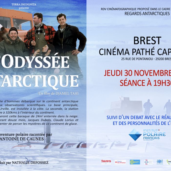 Flyer L'Odyssée Antarctique Brest
