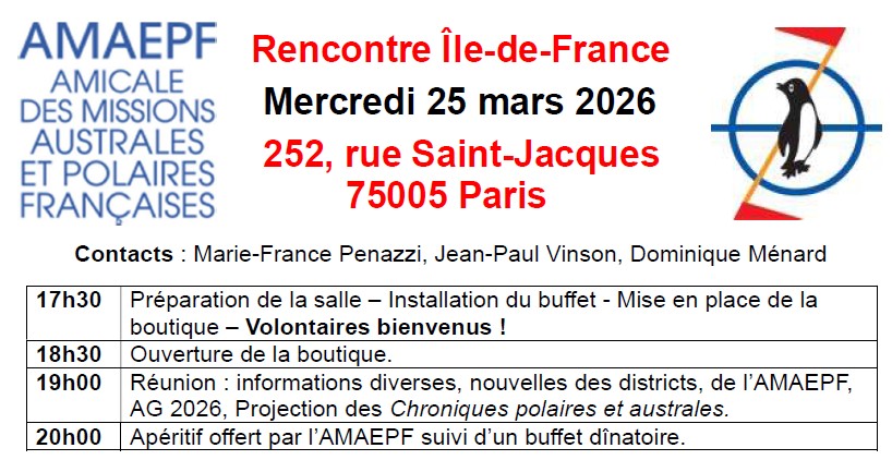 Rencontre Île-de-France mercredi 25 mars 2026