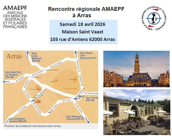 Invitation réunion régionale à Arras